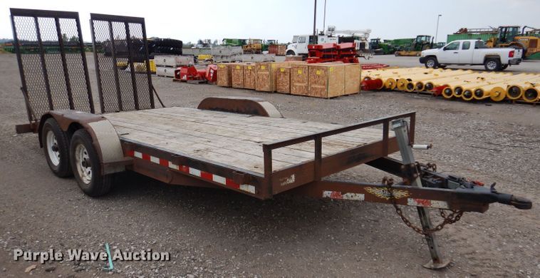 image for item IN9896 2011 H&H UF162  utility trailer