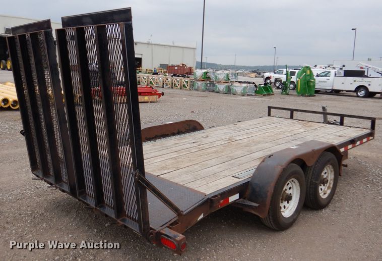 image for item IN9896 2011 H&H UF162  utility trailer