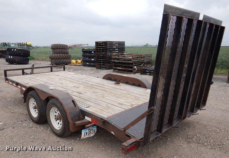 image for item IN9896 2011 H&H UF162  utility trailer