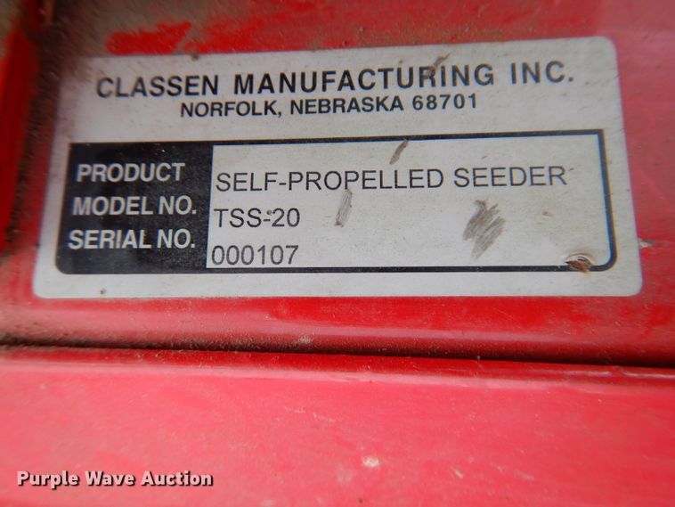 image for item IN9897 Classen TSS-20  overseeder