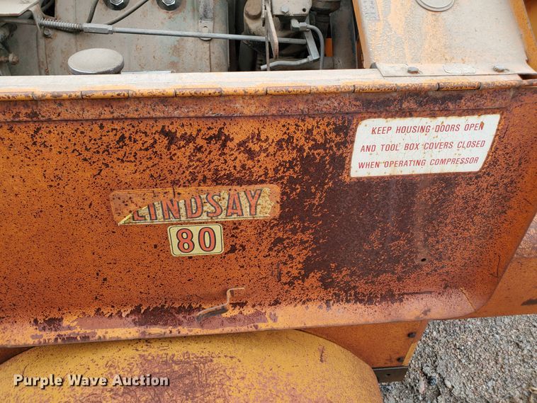 image for item IX9965 Lindsay 80HC  air compressor
