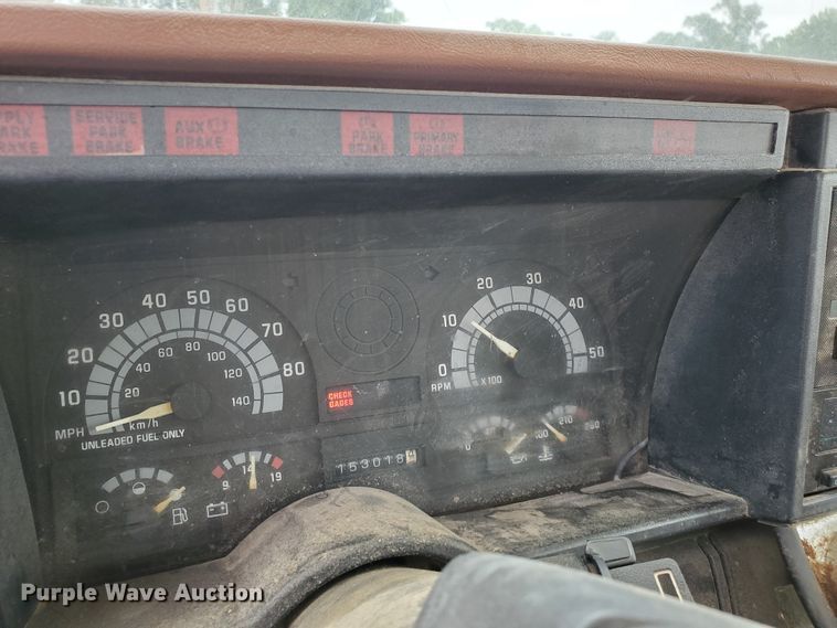 image for item IX9968 1993 Chevrolet Kodiak  propane truck