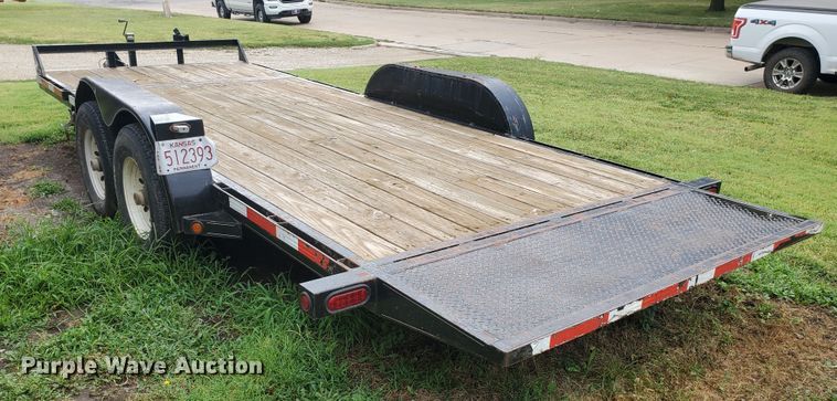 image for item JM9730 2007 Fastline  tilt deck utility trailer
