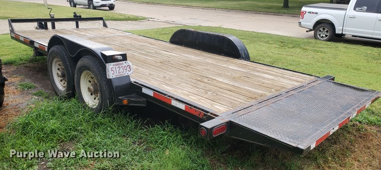 image for item JM9730 2007 Fastline  tilt deck utility trailer