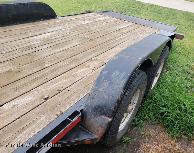 image for item JM9730 2007 Fastline  tilt deck utility trailer