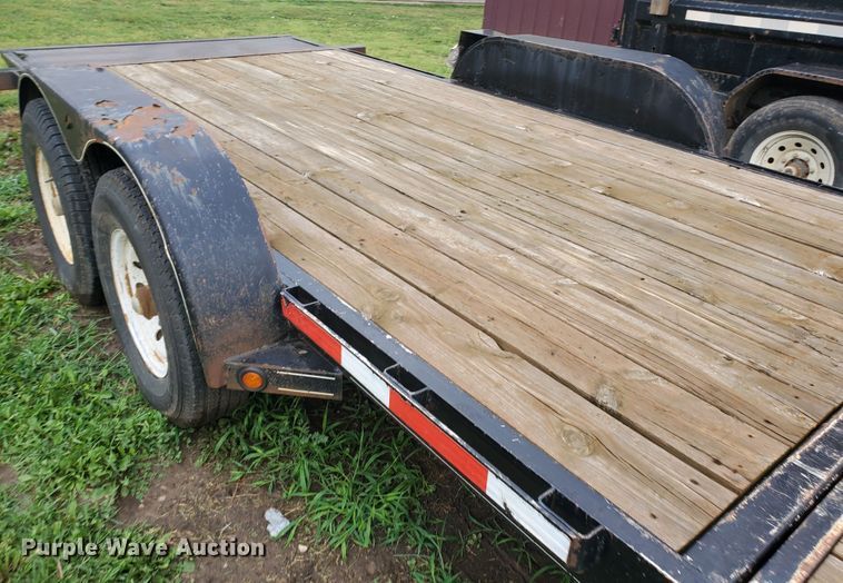 image for item JM9730 2007 Fastline  tilt deck utility trailer
