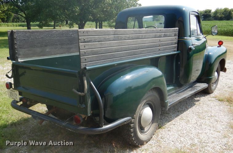 image for item JN9507 1951 Chevrolet  3600 series pickup truck