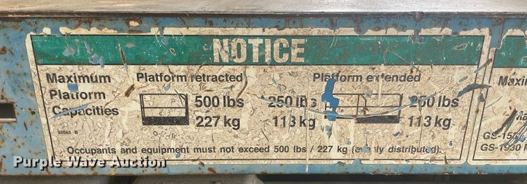 image for item JQ9743 2004 Genie GS-1930  scissor lift