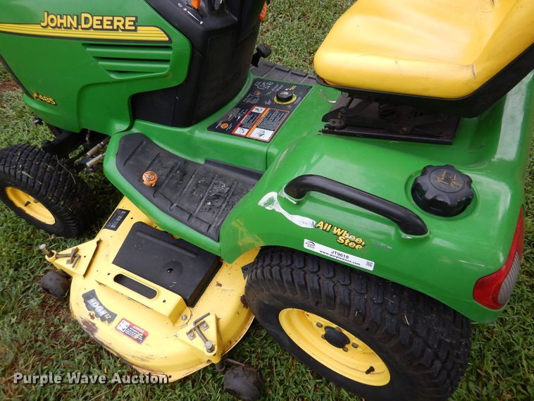 image for item JT9618 John Deere X485  lawn mower