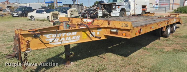 image for item JX9913 1999 Custom Trailer  equipment trailer