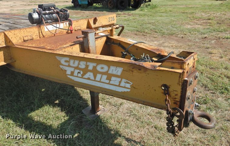 image for item JX9913 1999 Custom Trailer  equipment trailer