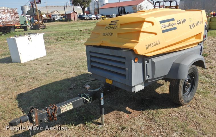 image for item JX9915 2013 Atlas Copco XAS 185CD7  air compressor