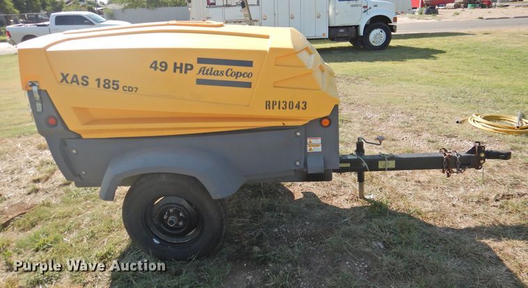 image for item JX9915 2013 Atlas Copco XAS 185CD7  air compressor