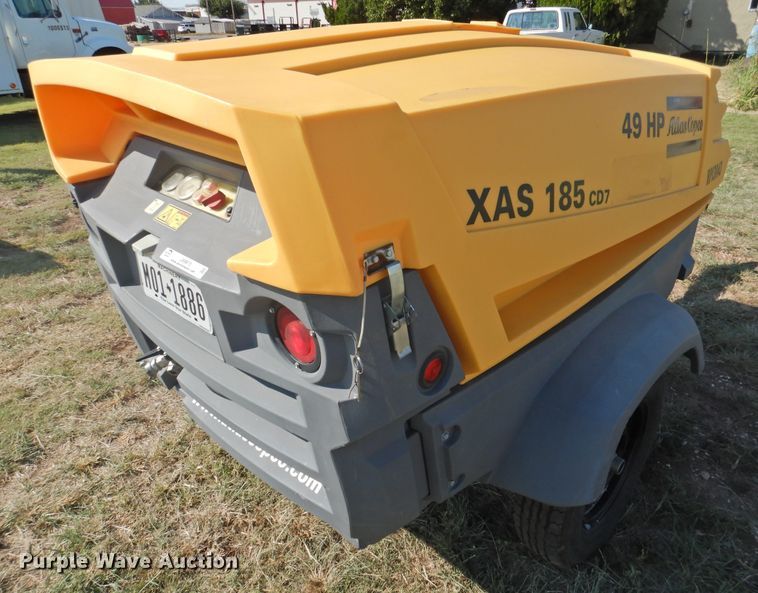 image for item JX9915 2013 Atlas Copco XAS 185CD7  air compressor