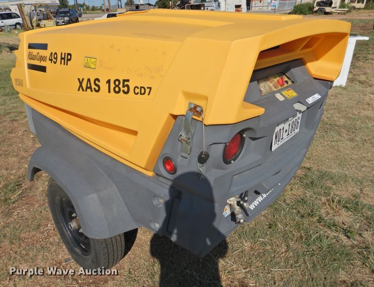 image for item JX9915 2013 Atlas Copco XAS 185CD7  air compressor