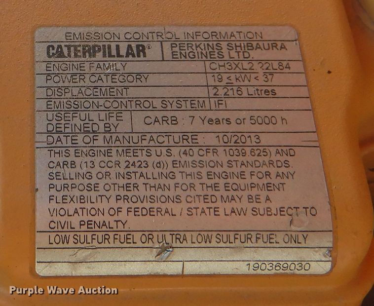 image for item JX9915 2013 Atlas Copco XAS 185CD7  air compressor