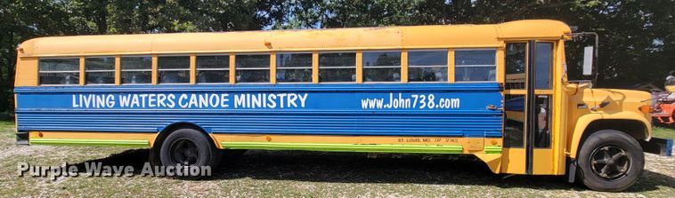 image for item KD9484 1989 Chevrolet B6P042  school bus