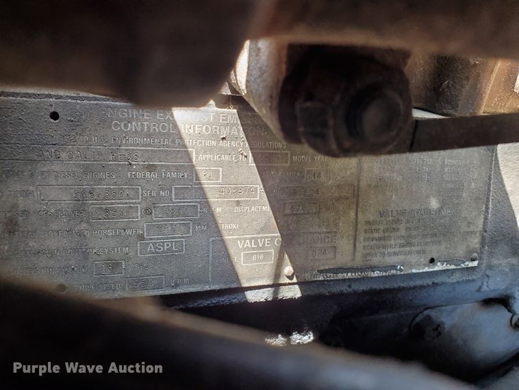 image for item KK9385 1985 Mack RS688LST  dump truck