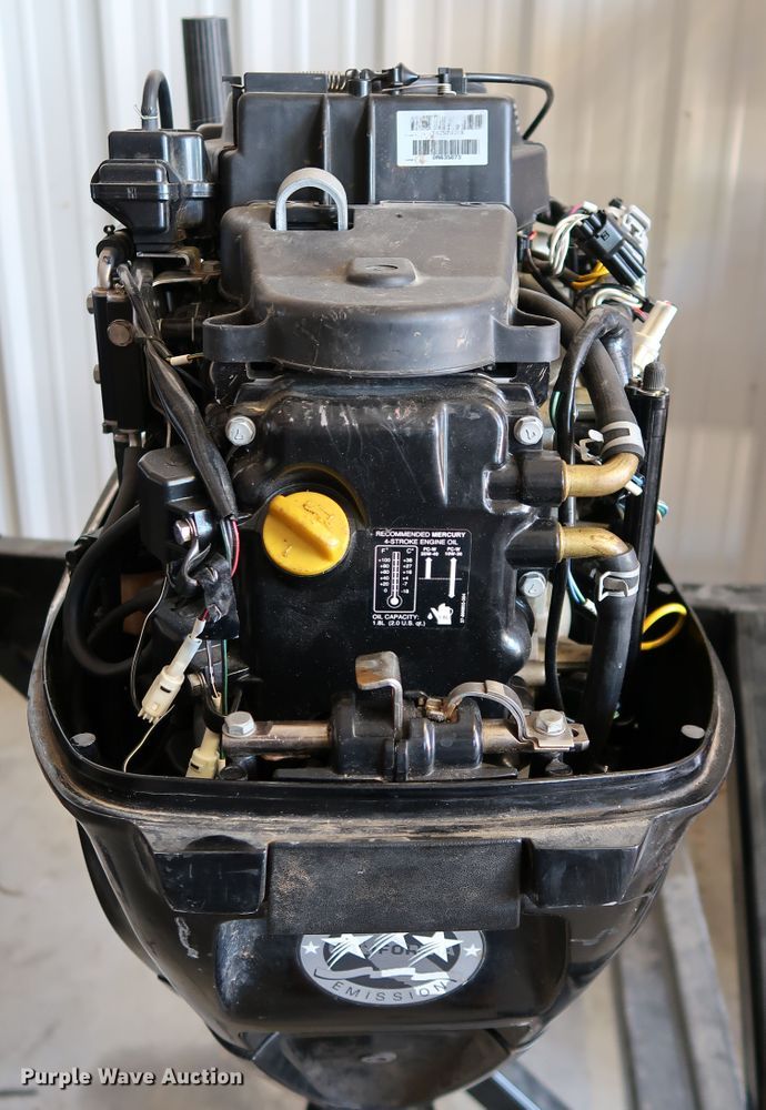 image for item KQ9772 2015 Mercury F25MH 1A25203EK  boat engine