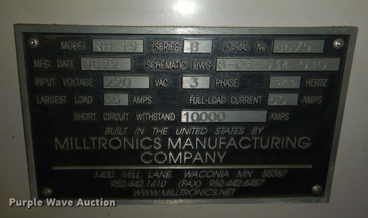 image for item KW9813 Milltronics RH-19  vertical milling machine