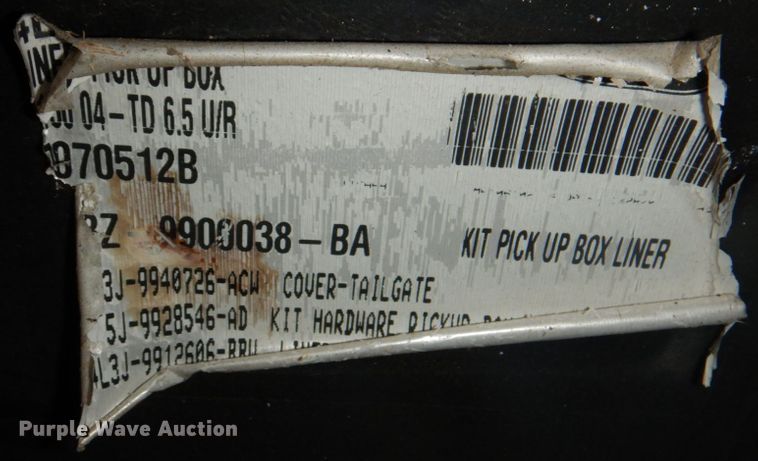 image for item KW9831 Ford F150  pickup truck bed