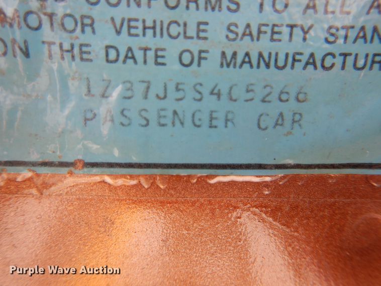 image for item KW9839 1975 Chevrolet Corvette Stingray