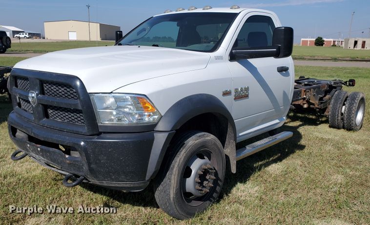 image for item KY9170 2016 Dodge Ram 4500HD  truck cab and chassis