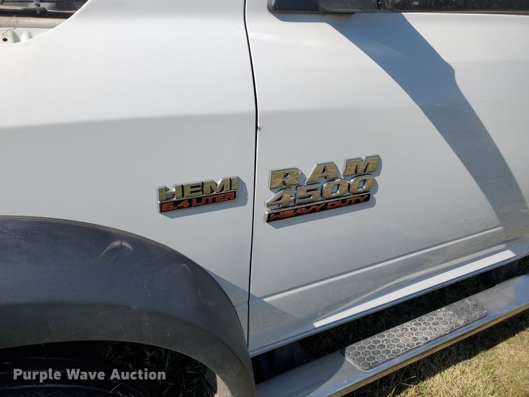 image for item KY9170 2016 Dodge Ram 4500HD  truck cab and chassis