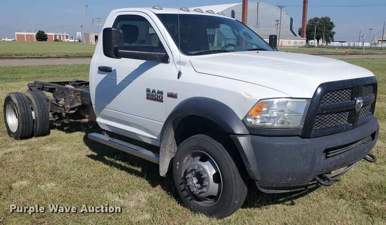 image for item KY9172 2016 Dodge Ram 5500HD  truck cab and chassis