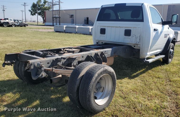 image for item KY9172 2016 Dodge Ram 5500HD  truck cab and chassis