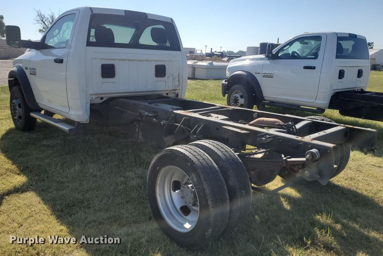 image for item KY9172 2016 Dodge Ram 5500HD  truck cab and chassis