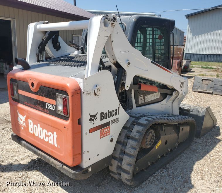 image for item KY9185 2014 Bobcat T590  skid steer loader