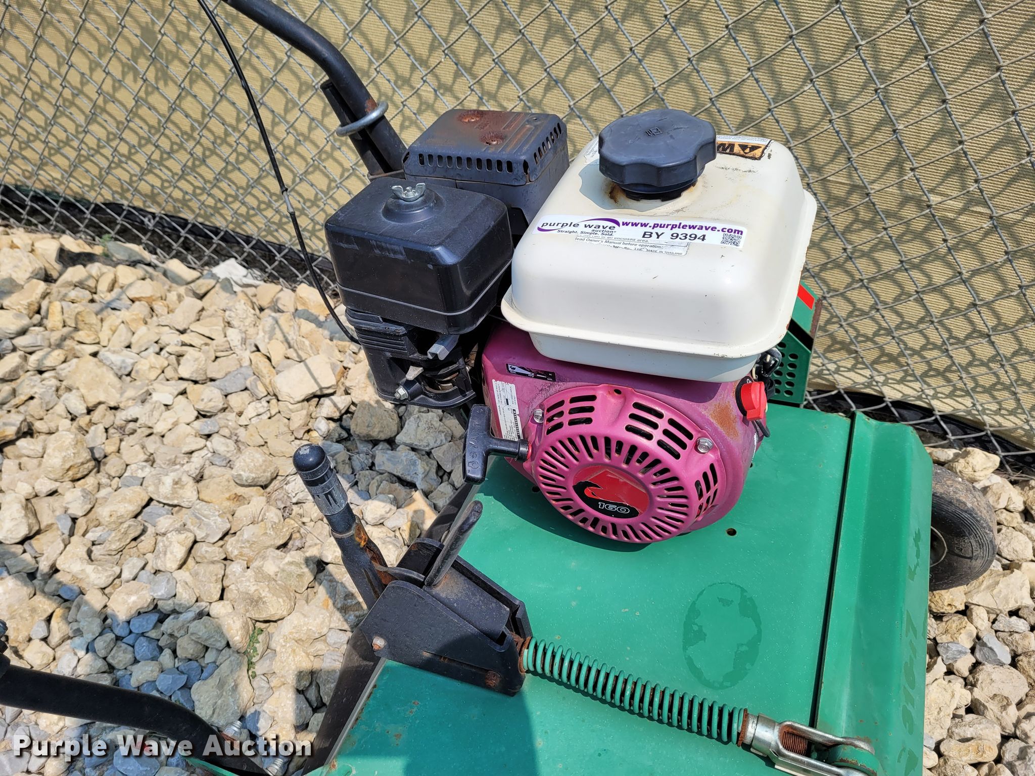 Billy Goat power rake in Augusta, KS | Item BY9394 sold | Purple Wave
