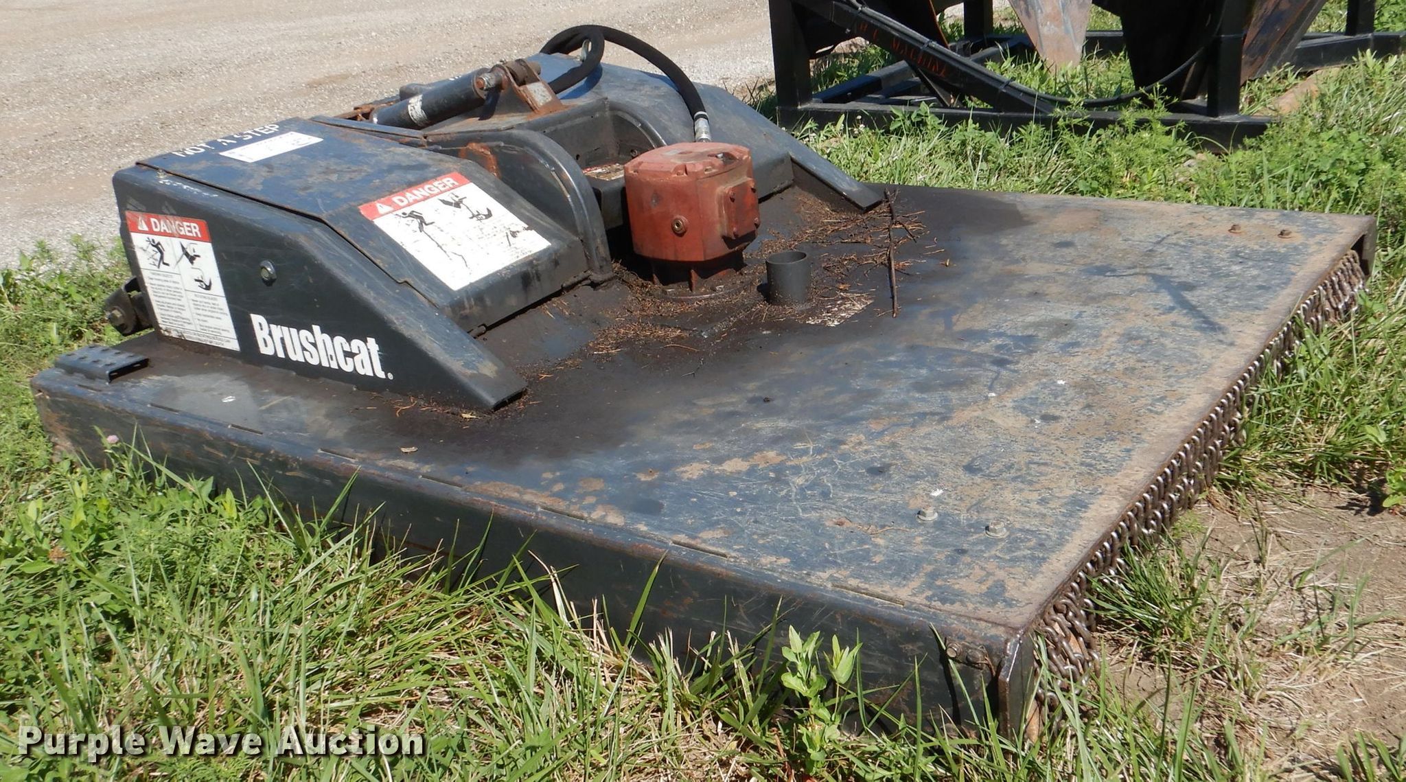 Bobcat Brushcat 72 72"W skid steer brush mower in Valley Falls, KS Item DM1443 sold Purple Wave