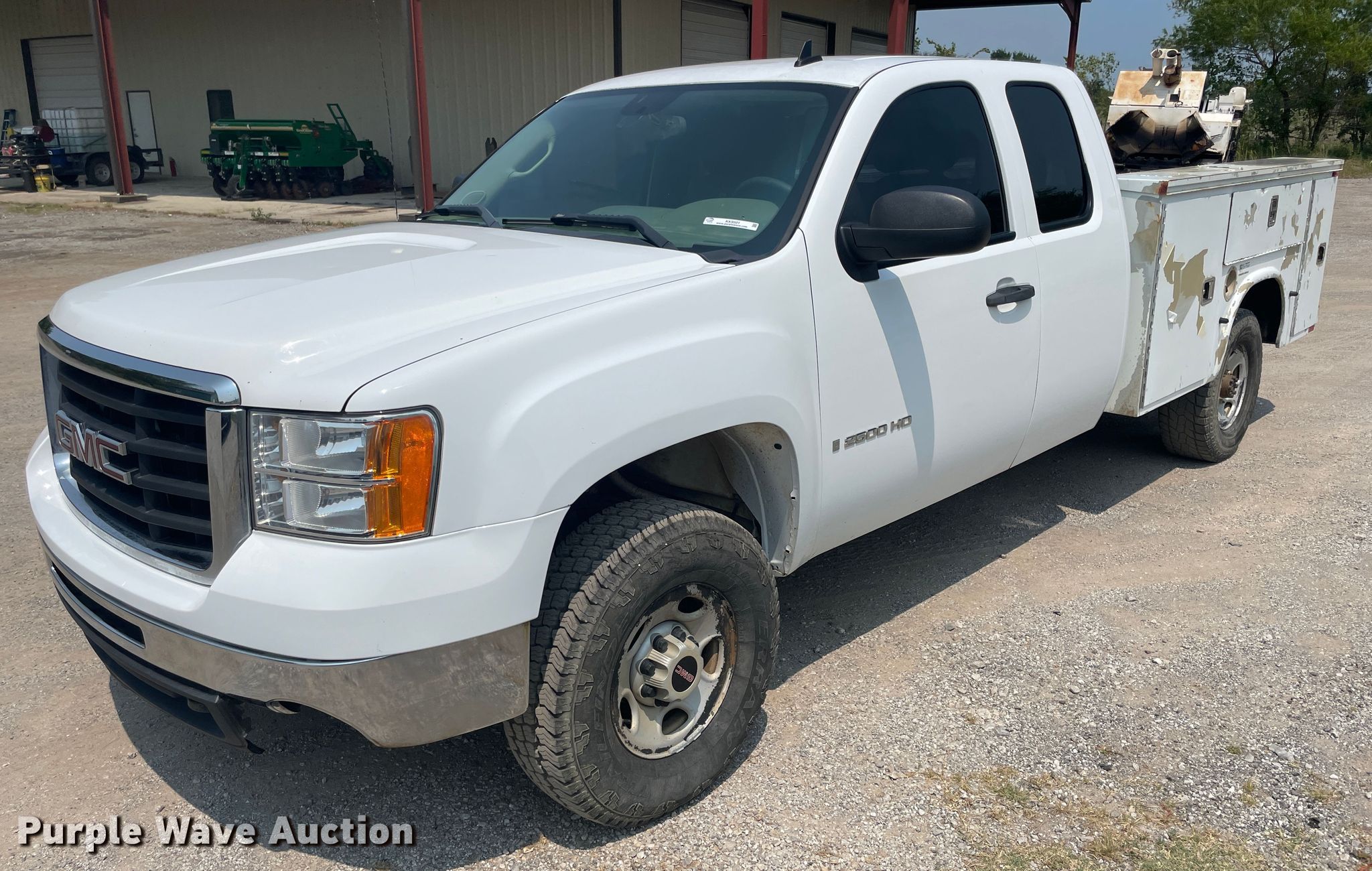 2008 GMC Sierra 2500HD Ext. Cab utility bed pickup truck in Coweta, OK