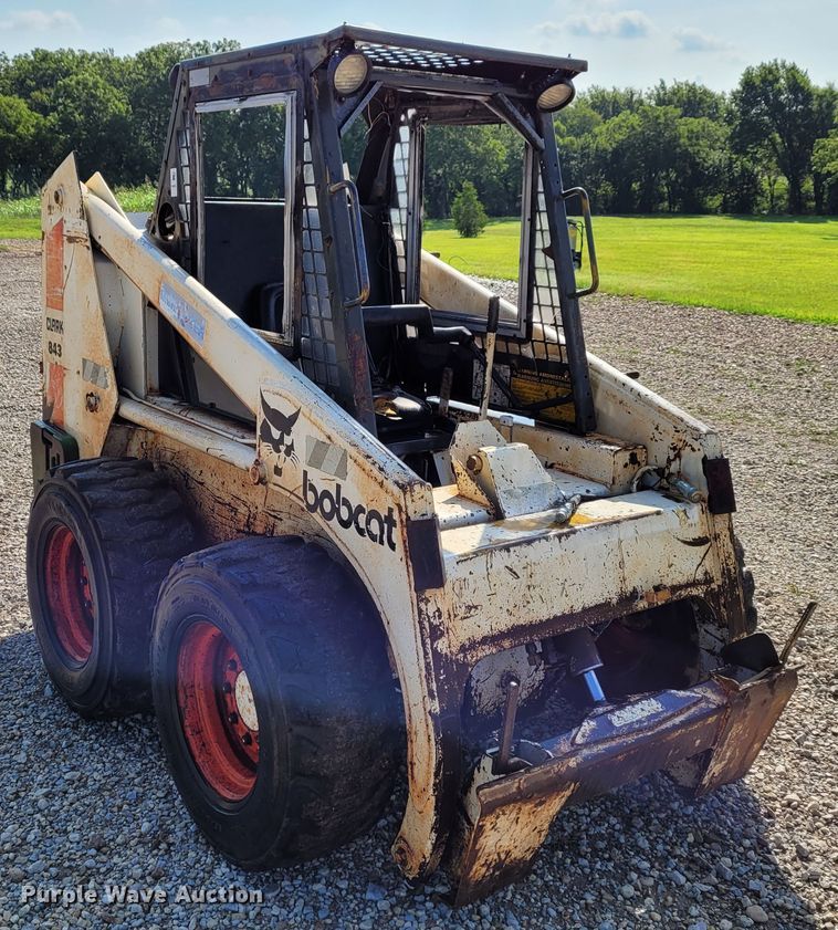 image for item BY9439 Bobcat 843  skid steer loader