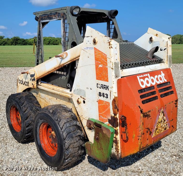 image for item BY9439 Bobcat 843  skid steer loader