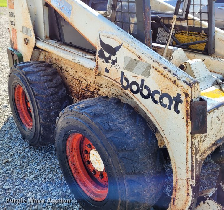 image for item BY9439 Bobcat 843  skid steer loader