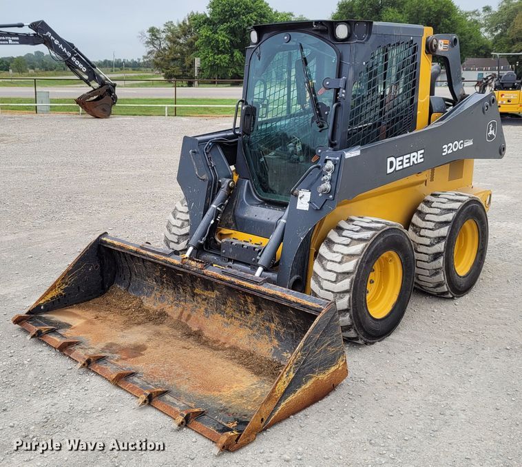 image for item BY9451 2019 John Deere 320G  skid steer loader