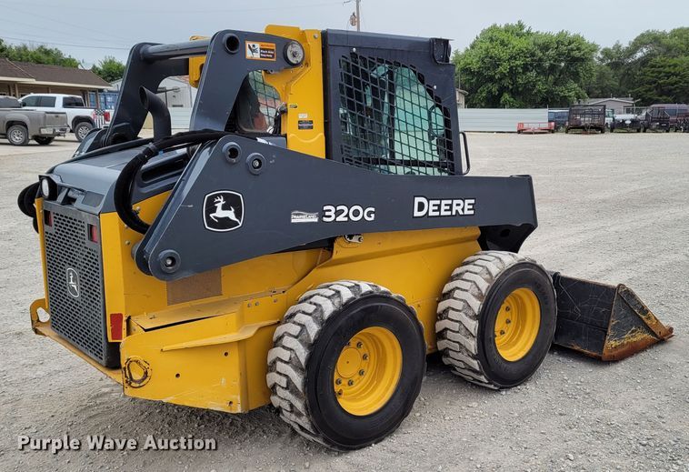 image for item BY9451 2019 John Deere 320G  skid steer loader