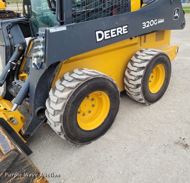 image for item BY9451 2019 John Deere 320G  skid steer loader