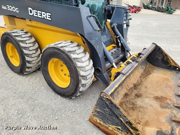 image for item BY9451 2019 John Deere 320G  skid steer loader