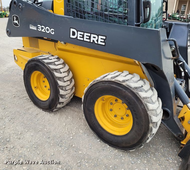 image for item BY9451 2019 John Deere 320G  skid steer loader