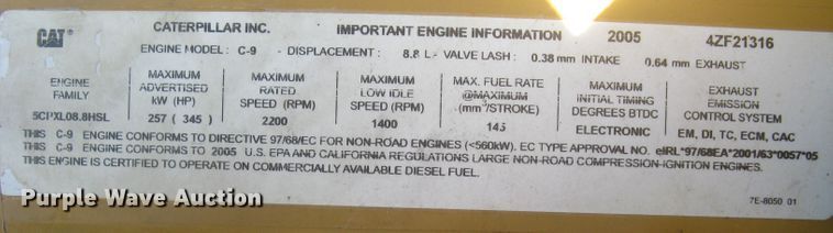 image for item DG5300 2005 Caterpillar 330CL  excavator