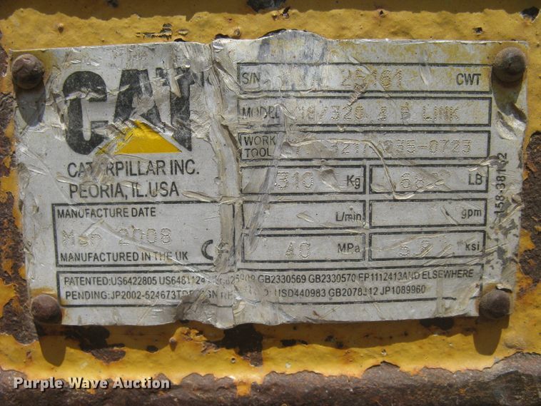 image for item DG5301 2009 Caterpillar 320DL  excavator