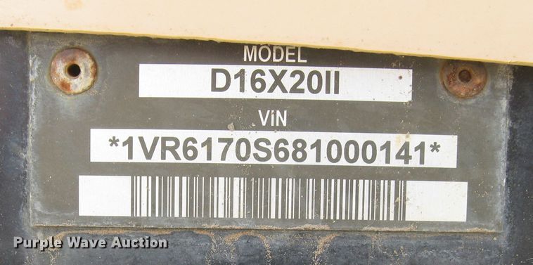 image for item DG5302 2008 Vermeer D16X20 II  directional boring unit