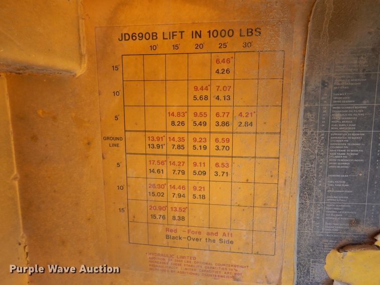 image for item DI5694 John Deere 690B  excavator