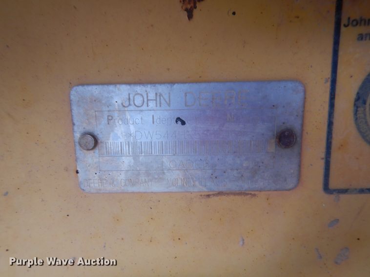 image for item DJ2228 2002 John Deere 544H  wheel loader