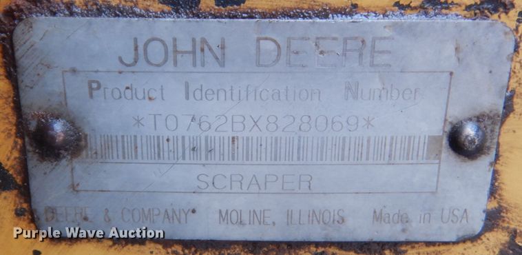 image for item DJ2237 1997 John Deere 762B  elevating scraper