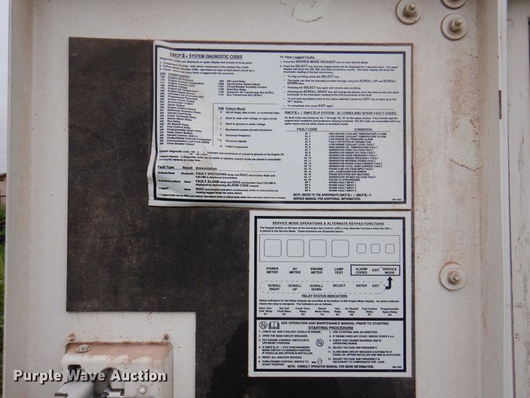 image for item DK2269 2003 Caterpillar 3456-XQ400  generator